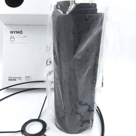 IKEA Nymo Black and Brass Lamp Shade 32 cm - 12.6 Inches  - MPN 303.408.28 New - Picture 5 of 9